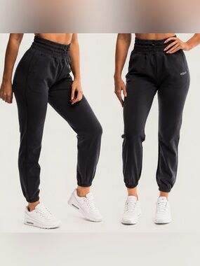 ECHT Storm Joggers Double Waist Band In Black Size S